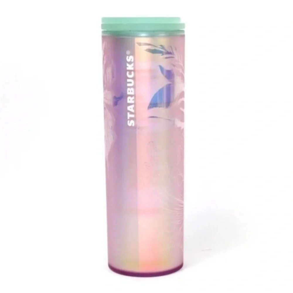 STARBUCKS 2022 Anniversary Spring Iridescent Siren Mermaid Soft Touch Tumbler